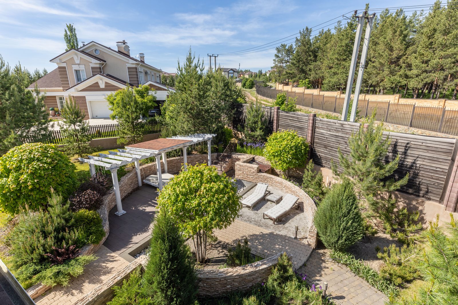 Территория — вид сверху